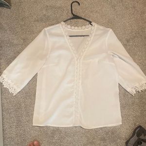 White Top with Lace